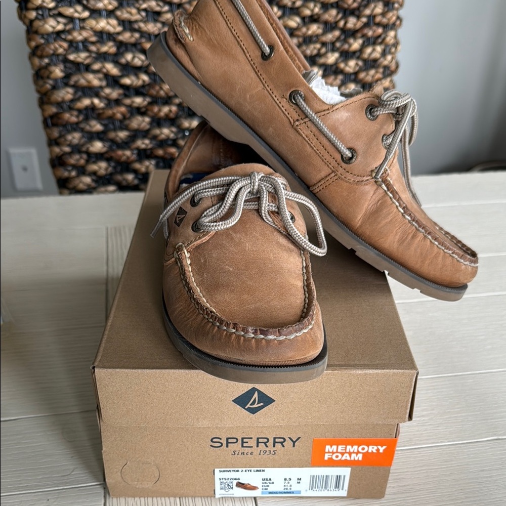 Sperry Men's Brown Boat Shoes